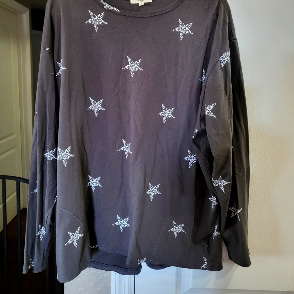 Star Terry cloth sweatshirt